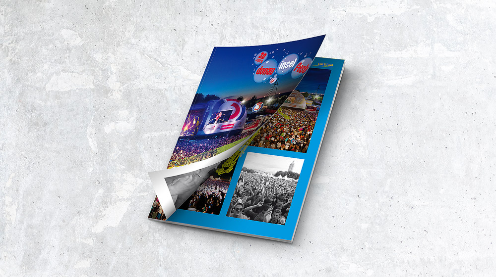 Donauinselfest Broschüre, gedruckt