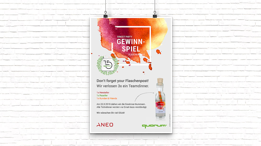 quorum Sommerfest Gewinnspiel